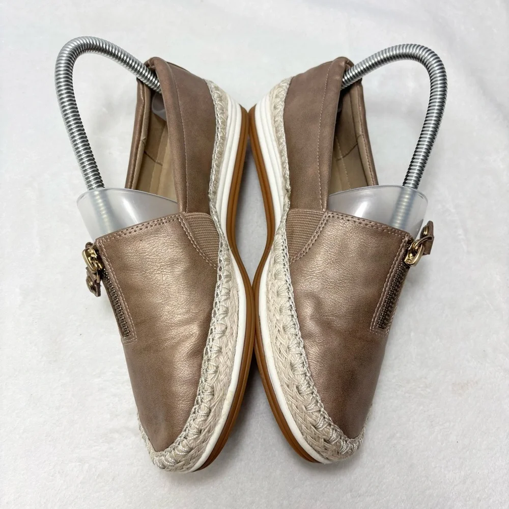 Anne Klein Tan Espadrille‎ Loafers Size 6M